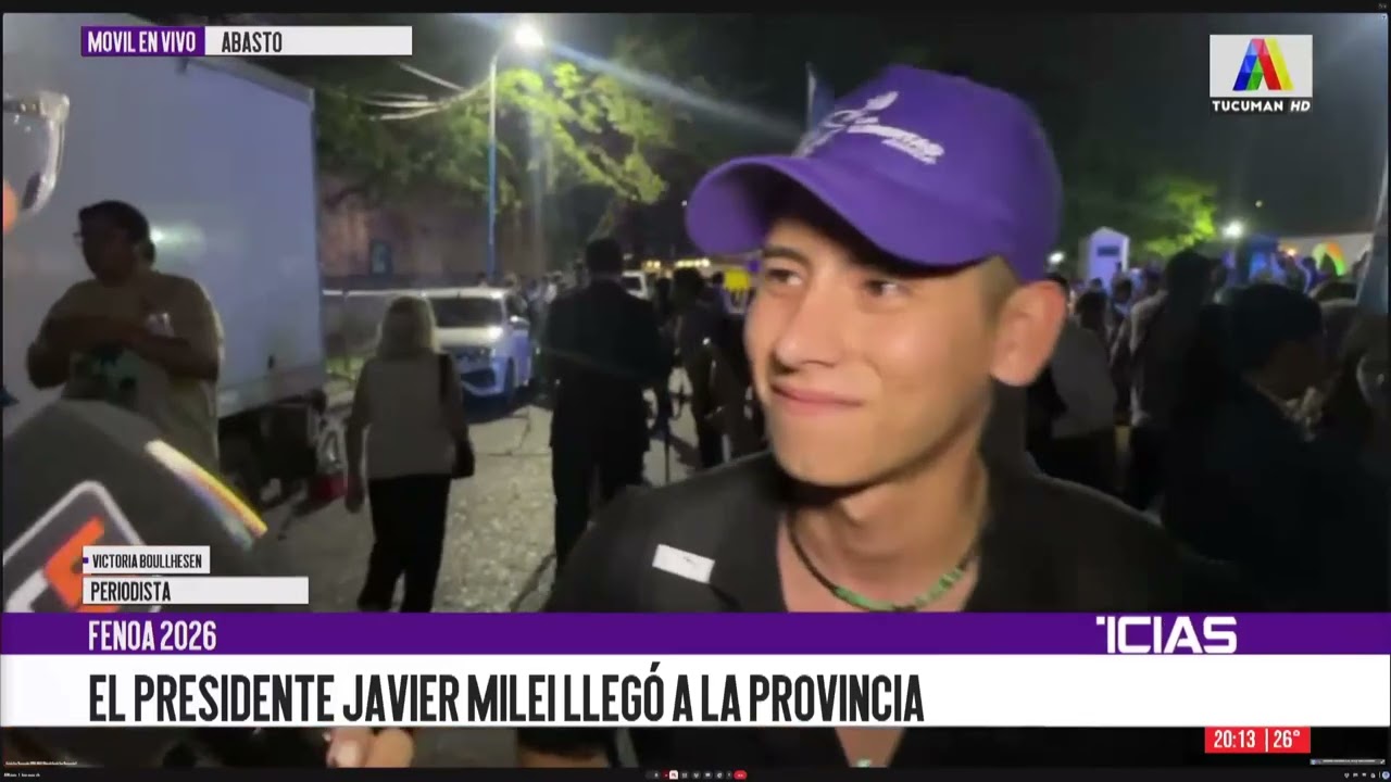 Javier Milei en Tucumán: el Presidente disertó en la apertura del FENOA 2026