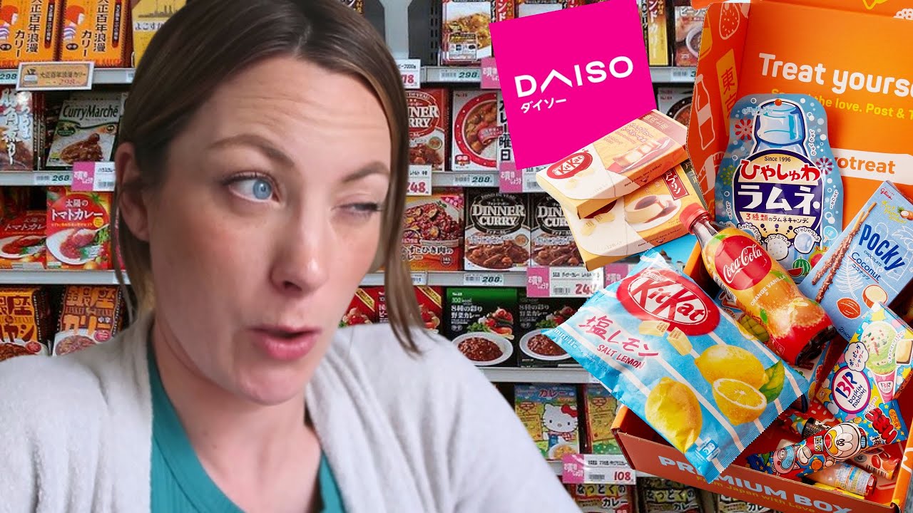 Walking around Daiso & the Japanese grocery store - TokyoTreat & Sakuraco Unboxing!