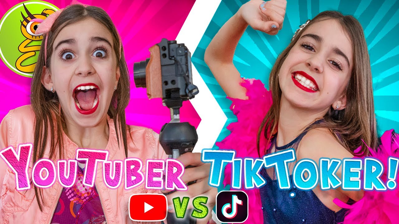 YOUTUBER vs TIKTOKER!
