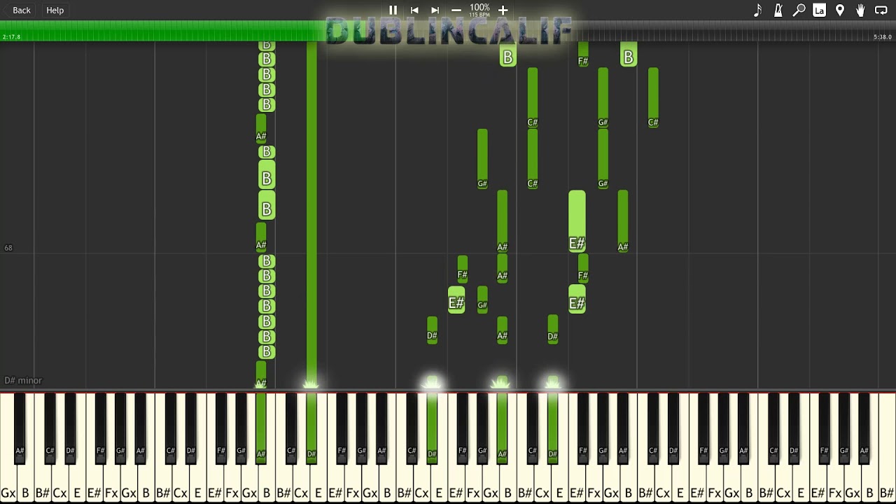 Xenoblade Chronicles - An Obstacle in Our Path Theme Piano Tutorial Synthesia