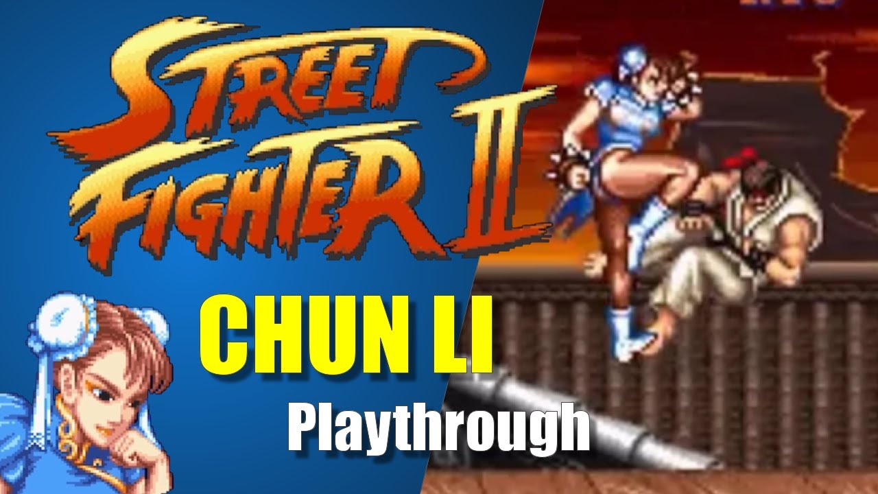 Chun Li Playthrough - Street Fighter 2 (SNES)