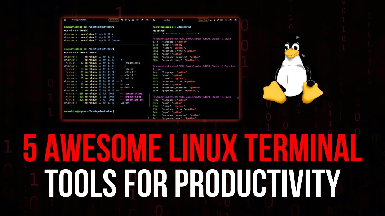 5 Awesome Linux Terminal Tools For Productivity
