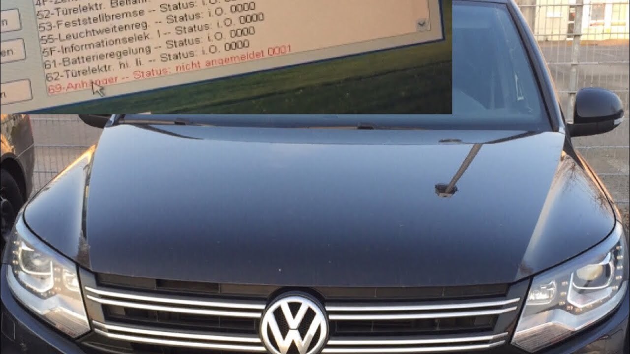 VW Anhängerkupplung codieren mit VCDS