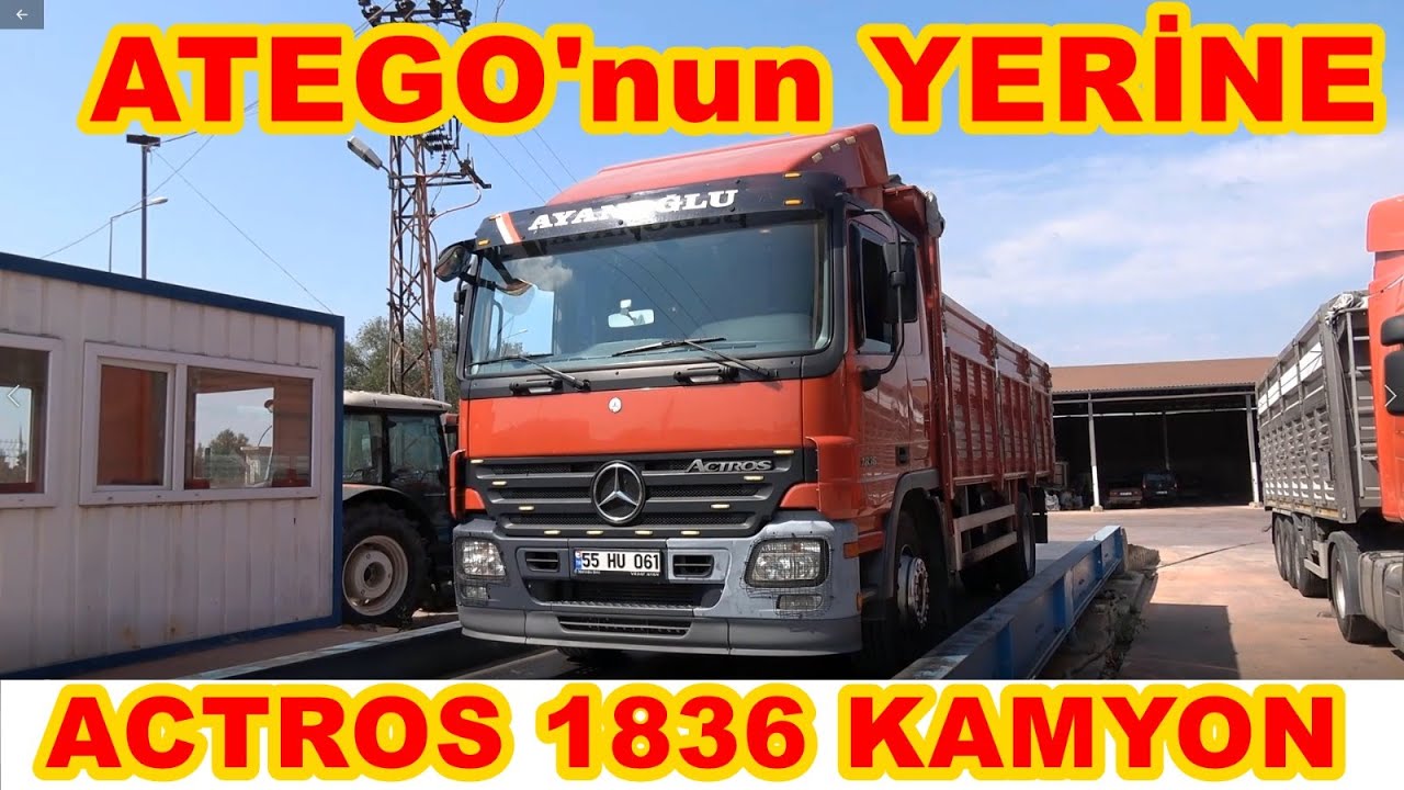 2004 MODEL ACTROS 1836 / HEM GÜÇLÜ HEM  DONANIMLI