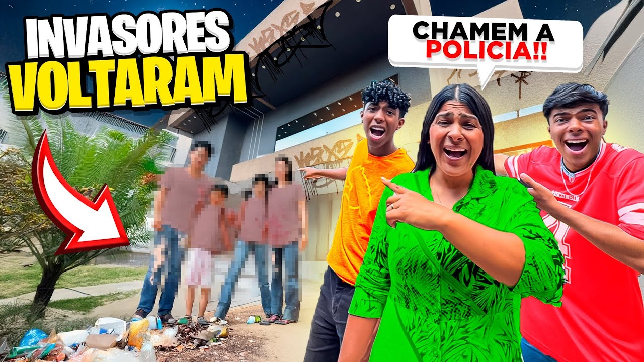 OS INVASORES VOLTARAM PRA NOSSA ANTIGA CASA! VAMOS CHAMAR A POLÍCIA!