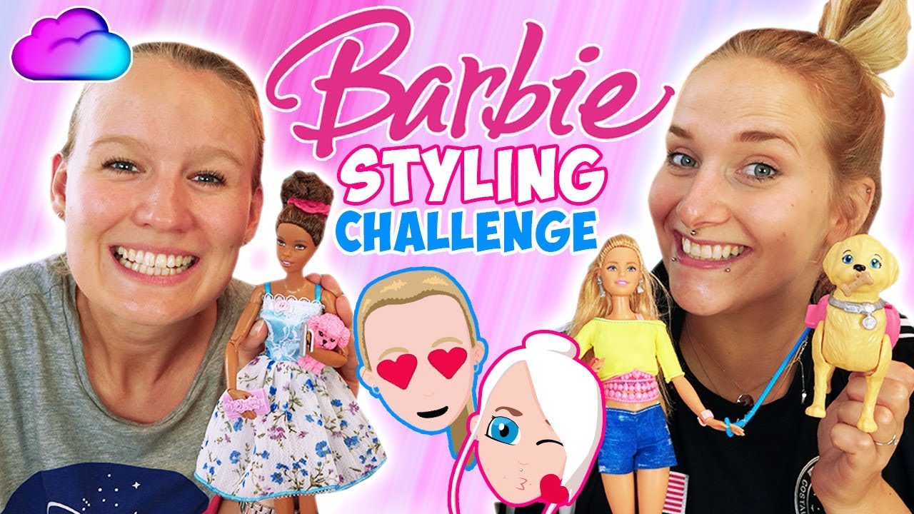 BARBIE STYLING CHALLENGE Wer stellt das coolste Outfit zusammen? Nina vs. Kathi Fashion für Puppen