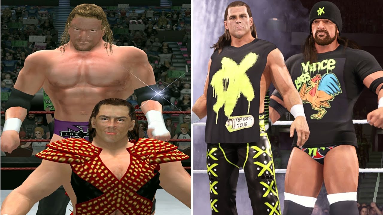 Эволюция D-Generation X (2002–2025) — WWE X WWF Games