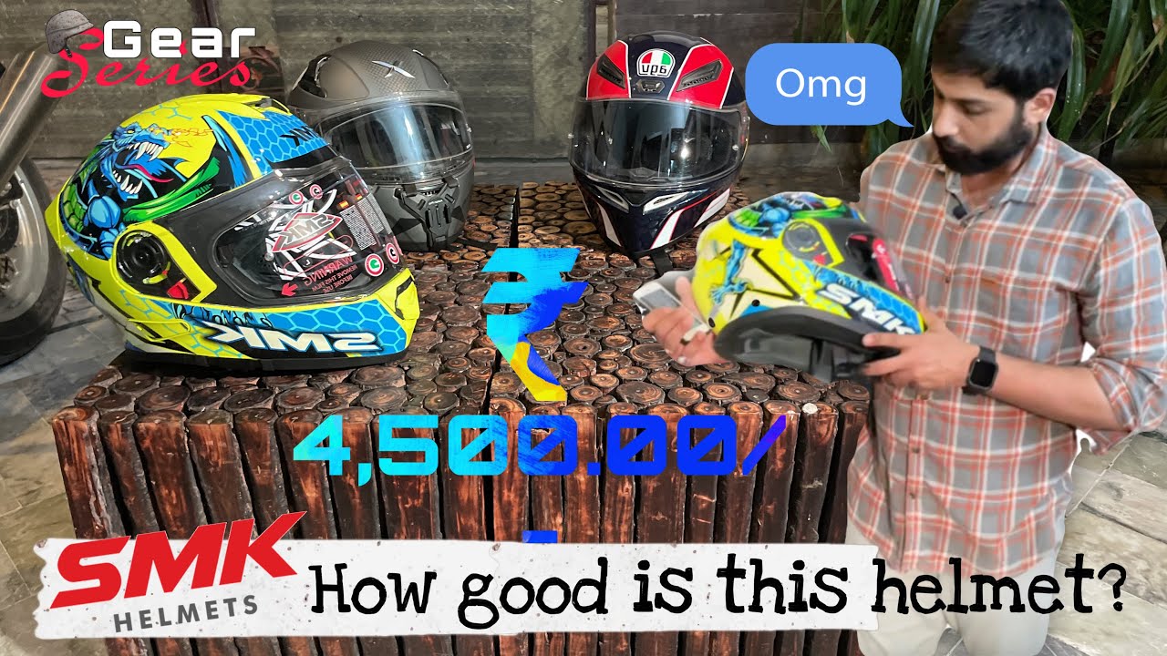 SMK Twister Helmet unboxing and Review | Pros and Cons | Is it Good enough?