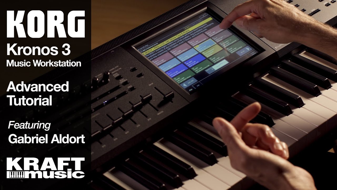 Музыкальная рабочая станция Korg Kronos 3 — расширенное руководство с Габриэлем Алдортом
