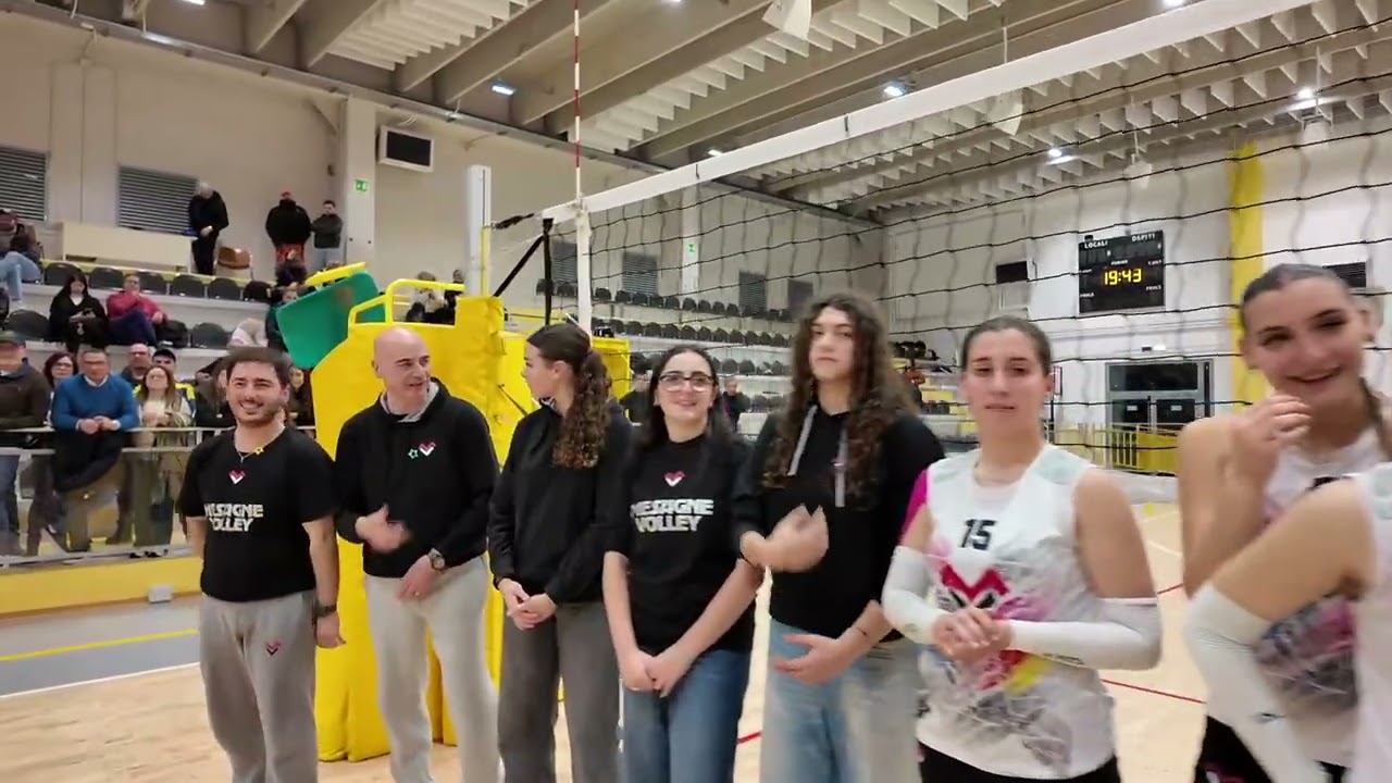 Finale Under 18 femminile. Mesagne Pulsano. 3-2.     La premiazione