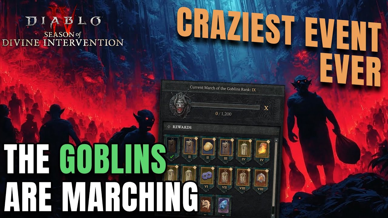 THE GOBLINS ARE MARCHING CRAZIEST EVENT EVER in Diablo 4