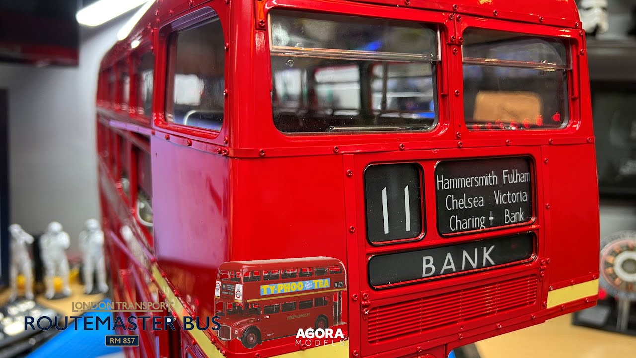 Build the London Transport Routemaster Bus RM857 1:12 Scale - Pack 11 - Stages 101-104