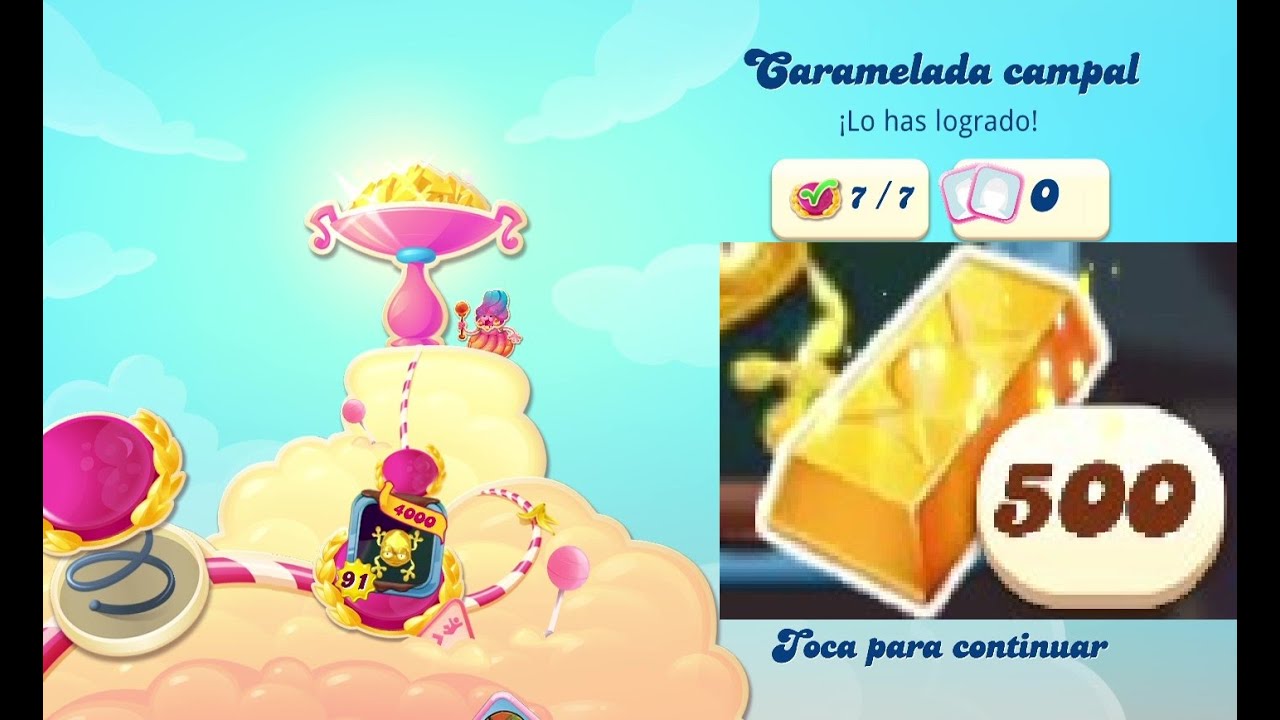 I won 500 Gold Bars Again (Candy Royale)