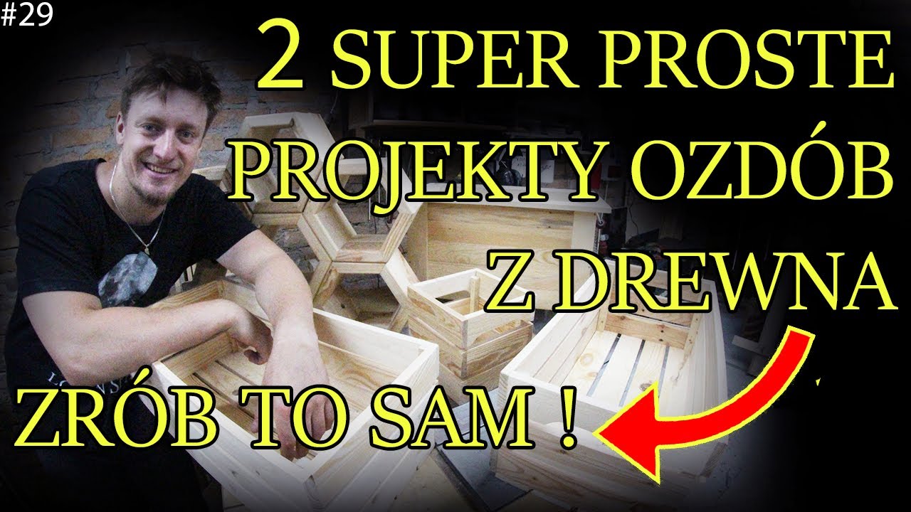 SUPER PROSTE PROJEKTY DIY Z DREWNA KT&Oacute;RE ZROBISZ SAM