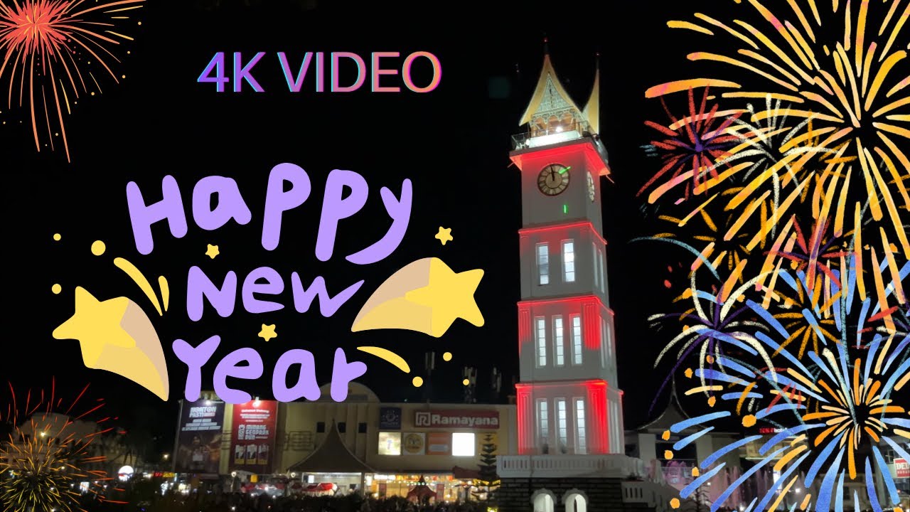 HAPPY NEW YEAR 2026 || FROM SUMATRA || BUKITTINGGI CITY || WALKING TOUR 4K VIDEO