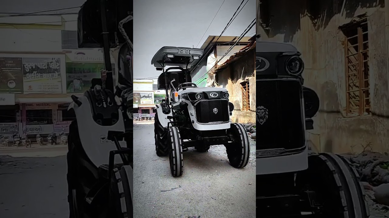 captain tractor white color