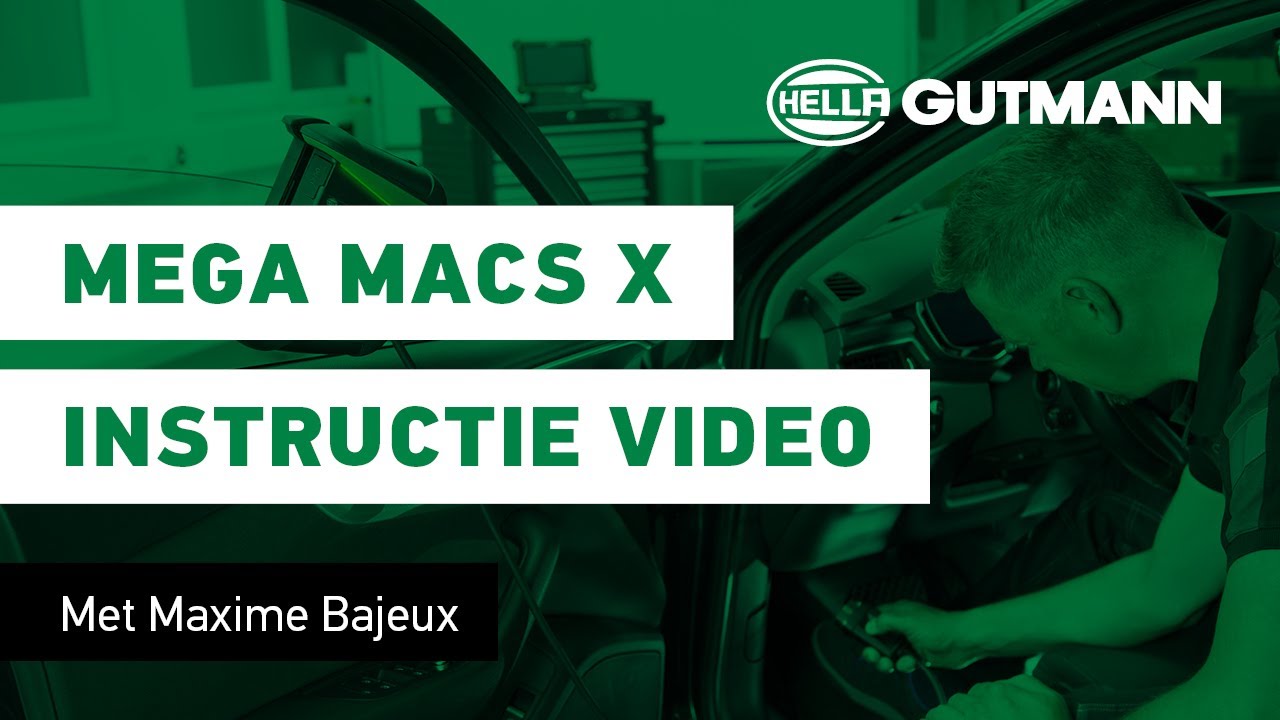 De mega macs X van Hella Gutmann gebruiken? Bekijk deze instructie video