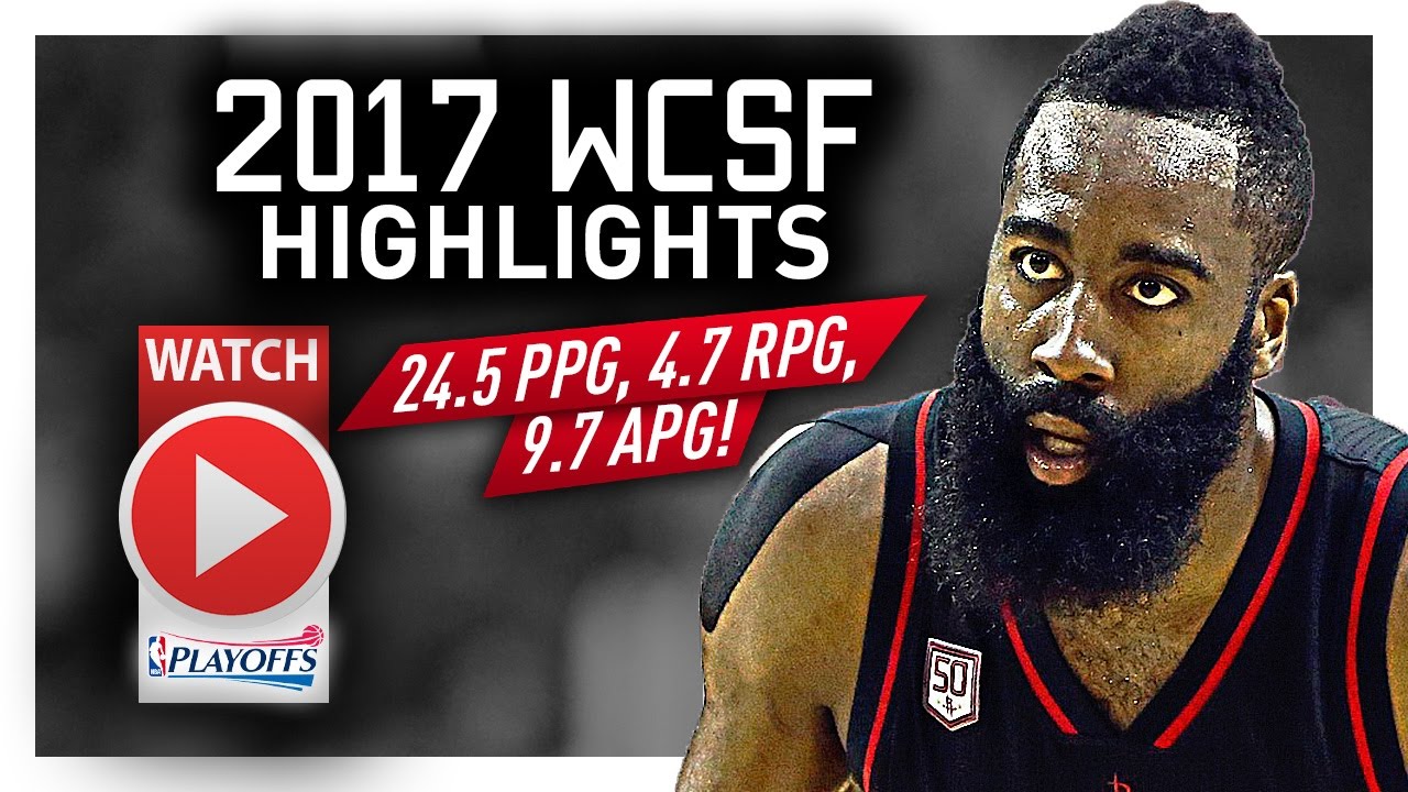 James Harden WCSF Offense Highlights VS Spurs 2017 Playoffs - MVP?