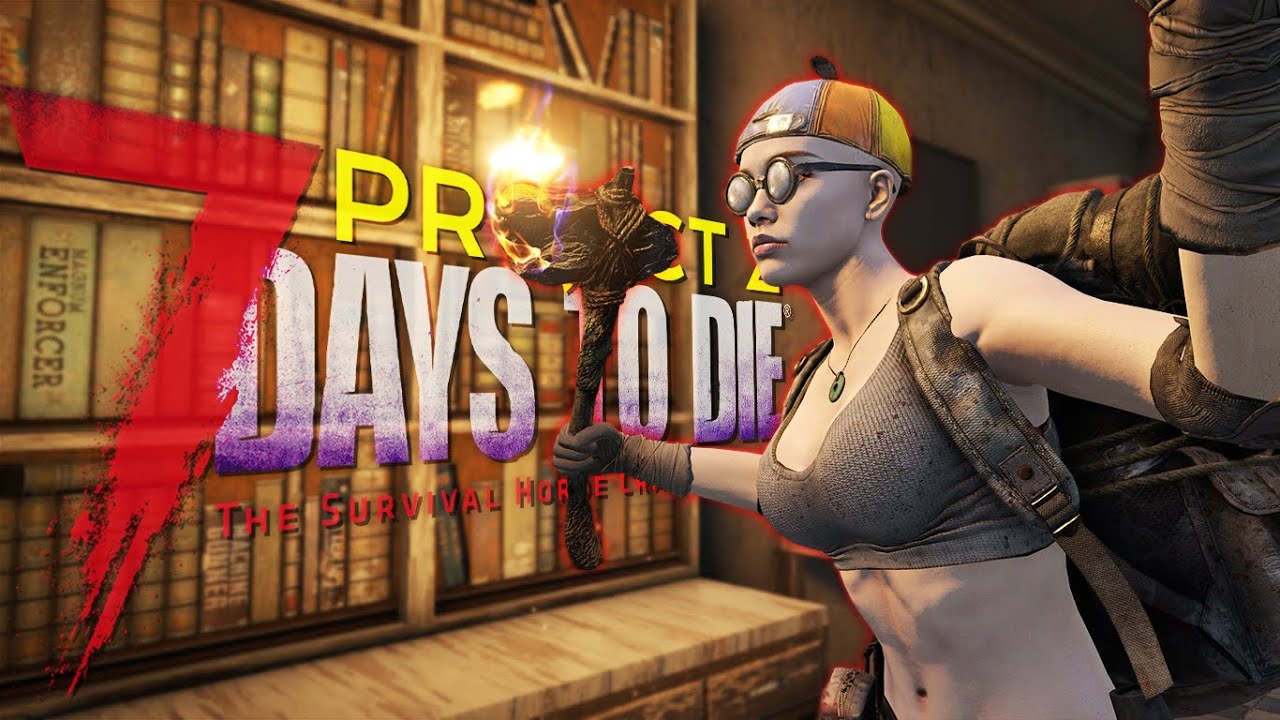 【7DTDMOD】特殊クエスト攻略の為に街にある本を漁ったら大量すぎて笑う「7 Days to Die ProjectZ」実況プレイ #6