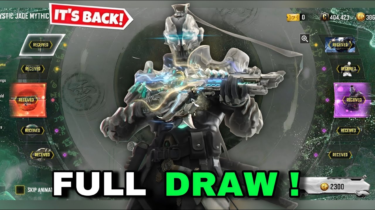 Купите мифический XM4 — светящийся нефрит — и получите его, открыв мифический дроп с мистическим ...