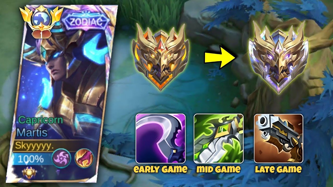 TOP GLOBAL MARTIS BEST BUILD AND EMBLEM FOR EARLY TO LATE GAME!!🔥 ( Must try ) MLBB