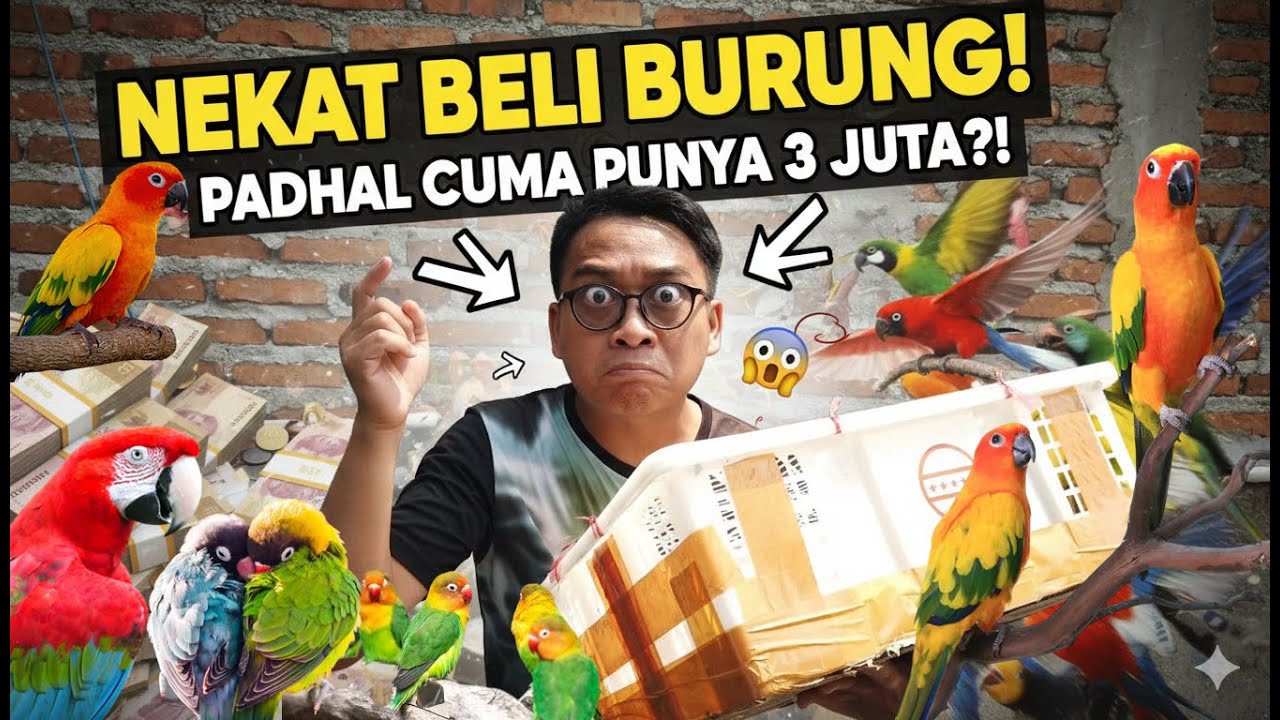 PUNYA UANG 3 JUTA NEKAT BELI HEWAN LAGI ‼️MAKIN PENUH KANDANG