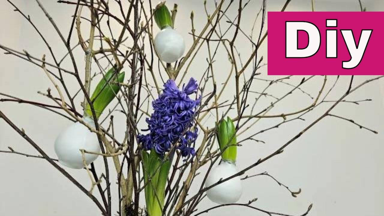 WOSKOWANE CEBULE HIACYNTÓW W DEKORACJI DIY - LIVE | Domowe pasje Anki