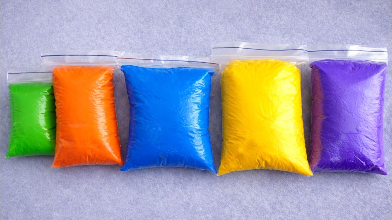 Large Color Clay Unboxing 😍 | Super Satisfying ASMR Mixing Sounds 🌈 | Relaxing Color Clay ASMR