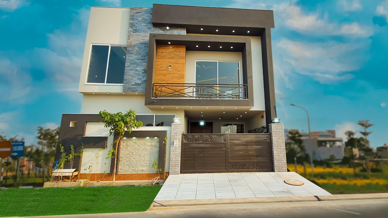 5 Marla Brand New Double Storey Lexury House for Sale with Modern interior Design | House Plan