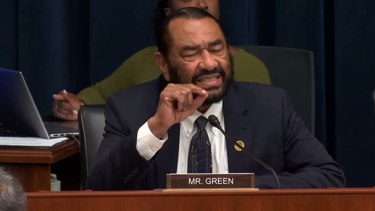 Rep. Al Green Questions Trump Market Manipulation After Tariff Pause and DJT Stock Surge