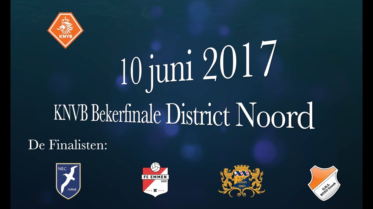 10 juni 2017  NEC Delfzijl JO11-1 wint KNVB Beker District Noord