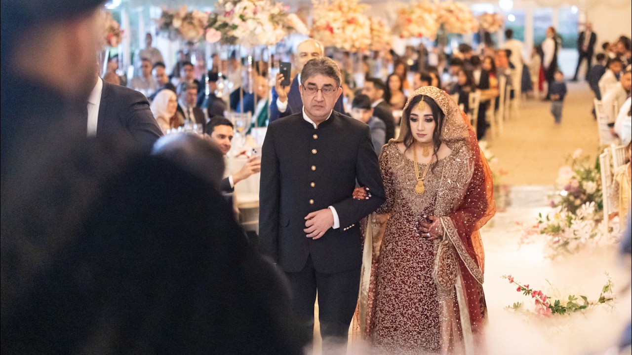 Best Pakistani Wedding highlight | North mymms park wedding  | Grand  Muslim Wedding | 2025