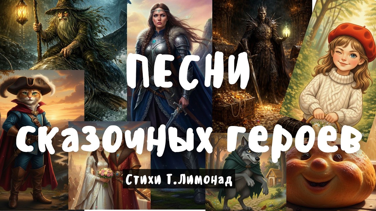 ПЕСНИ СКАЗОЧНЫХ ГЕРОЕВ на стихи Т.Лимонад