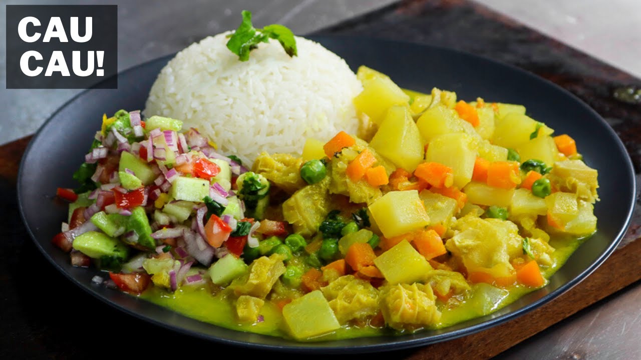 ¡COMIDA TIPICA PERUANA! CAU CAU DE MONDONGO | Abelca