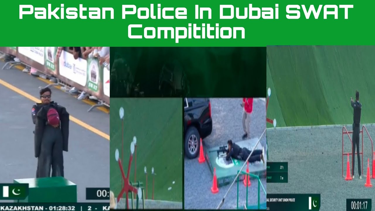 Pakistan police performing well in Dubai Swat Challenge #dubaiswatchallenge #police 