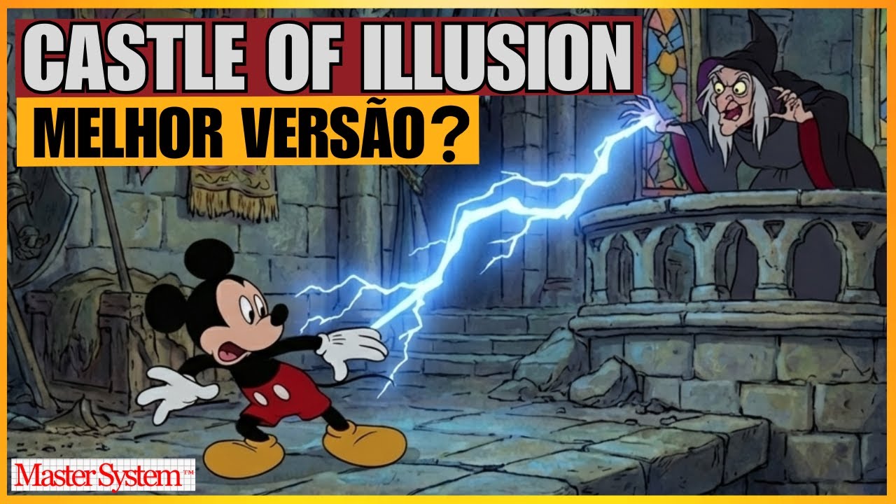 CASTLE OF ILLUSION do Master System é a Melhor Versão? (Gameplay Completa)