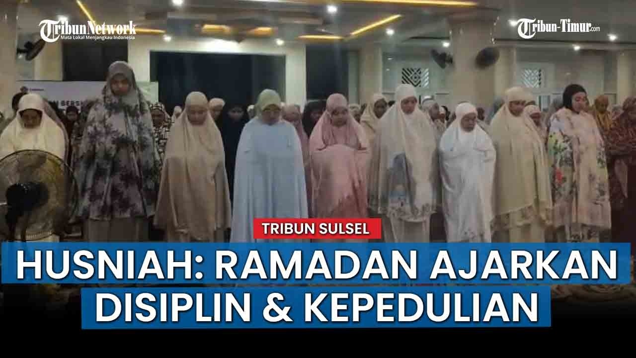 HOT NEWS: Tarawih Pertama Masjid Agung Syekh Yusuf Gowa, Bupati Husniah: Ramadan Ajarkan Kepedulian