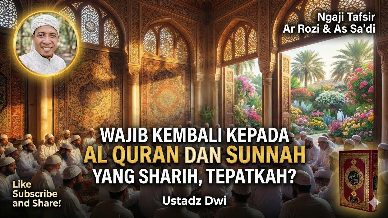 Haruskah Kembali Kepada Al Quran dan Hadits Yang Shahih/Sharih? - Ngaji Tafsir