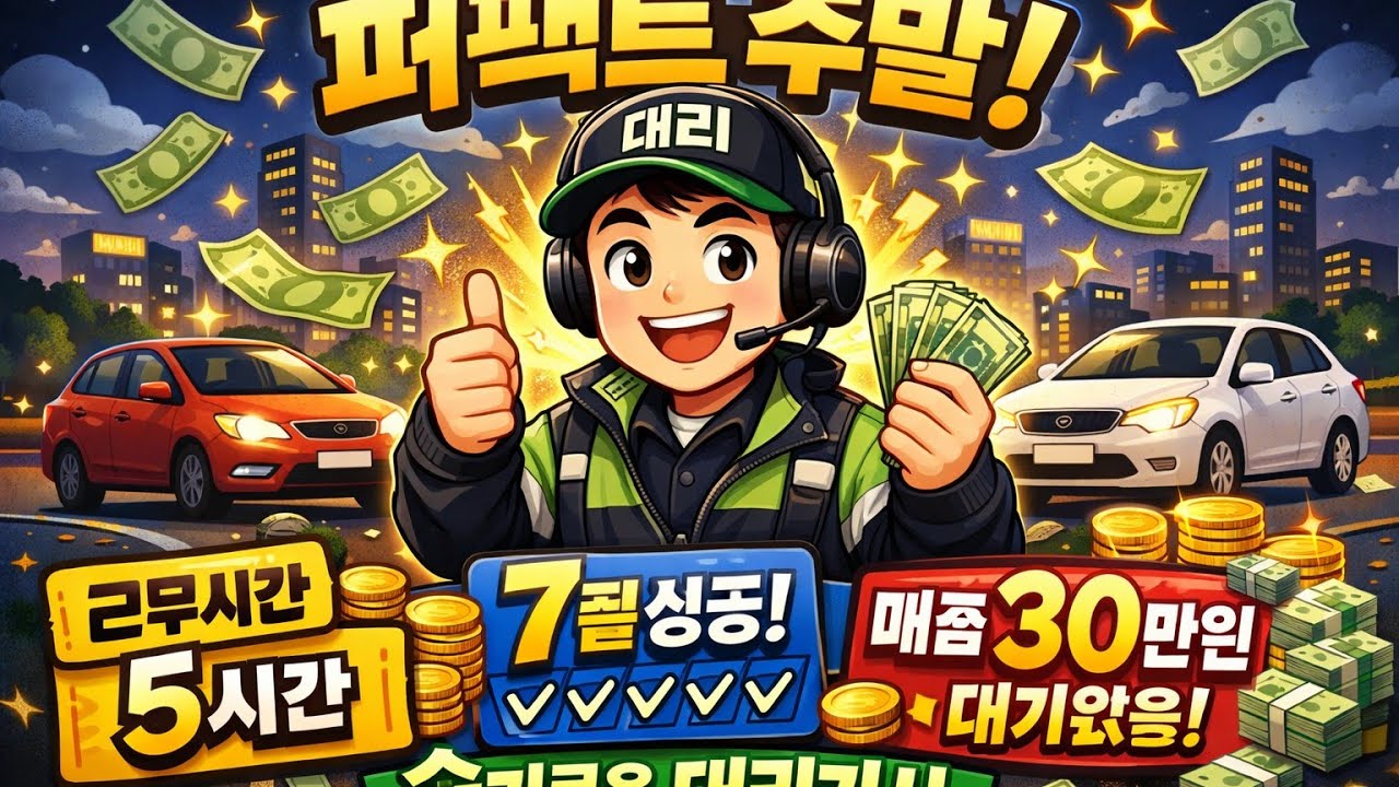 힘내라힘@슬기로운 대리 생활/퍼팩트 토요일 근무시간5.7콜 매출30