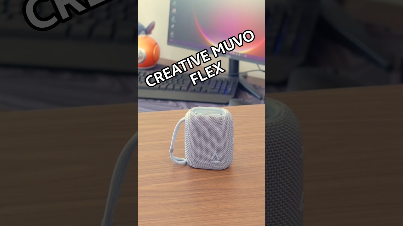 TINY SPEAKER BIG SOUND ! CREATIVE MUVO FLEX