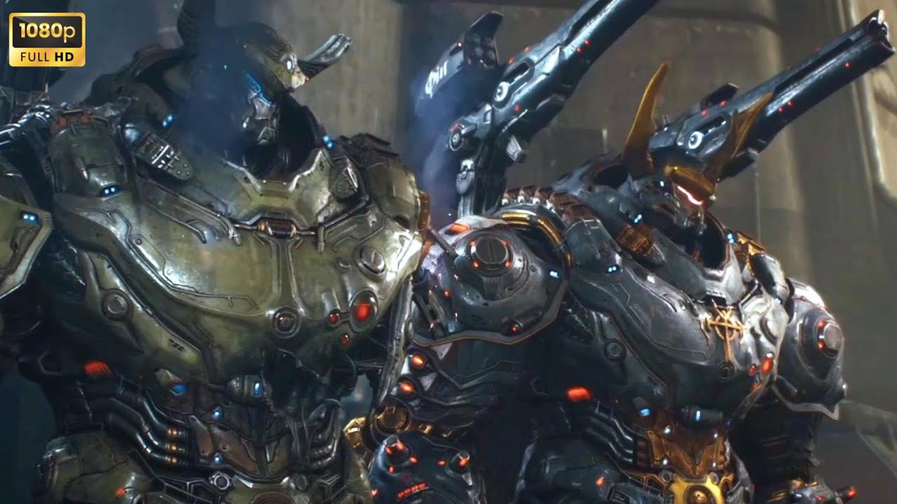Atlan Mech Army Battle Scene | Doom The Dark Ages