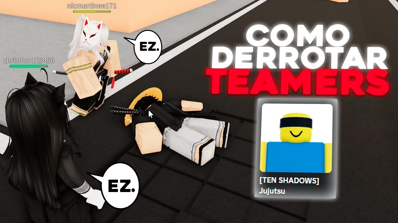 Como GANAR contra TEAMERS en Jujutsu Shenanigans Roblox
