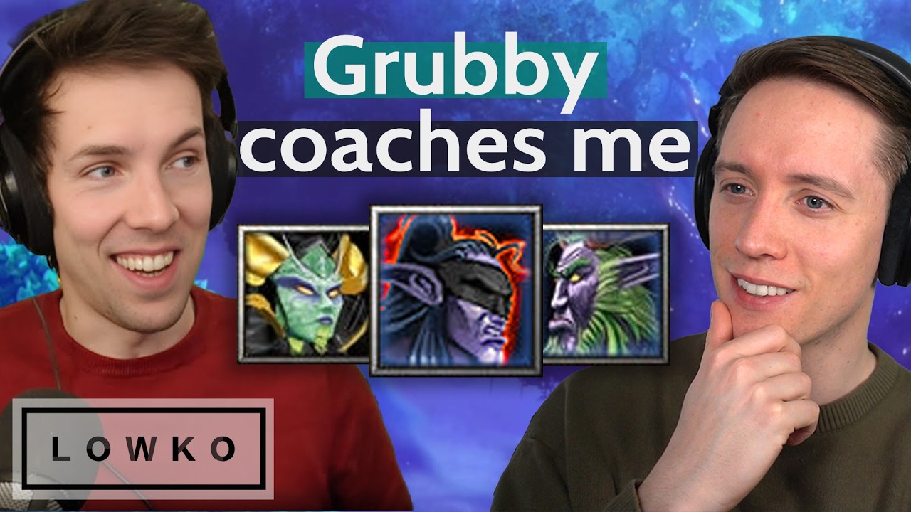 Grubby TRANSFORMS Lowko's Night Elf in Warcraft 3! (Secrets Revealed)