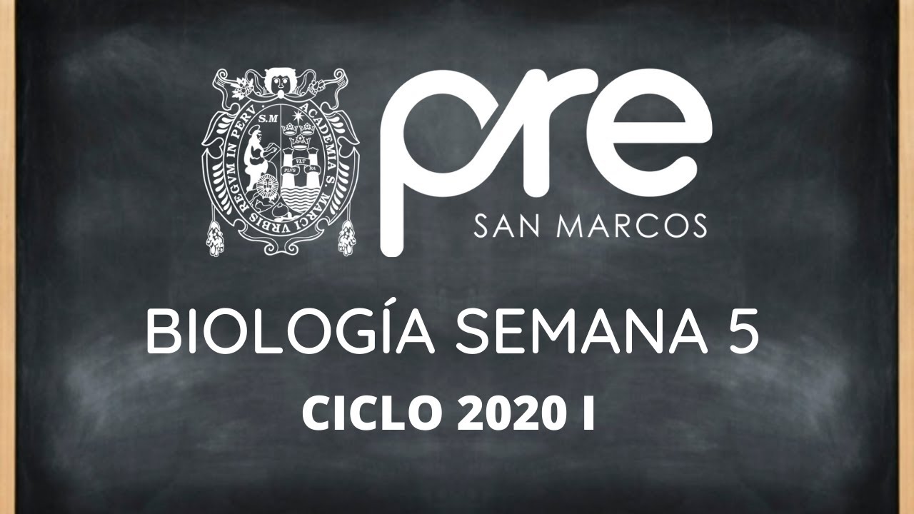 ✅ PRE SAN MARCOS 2020 I / Biología semana 5 /Nutrición