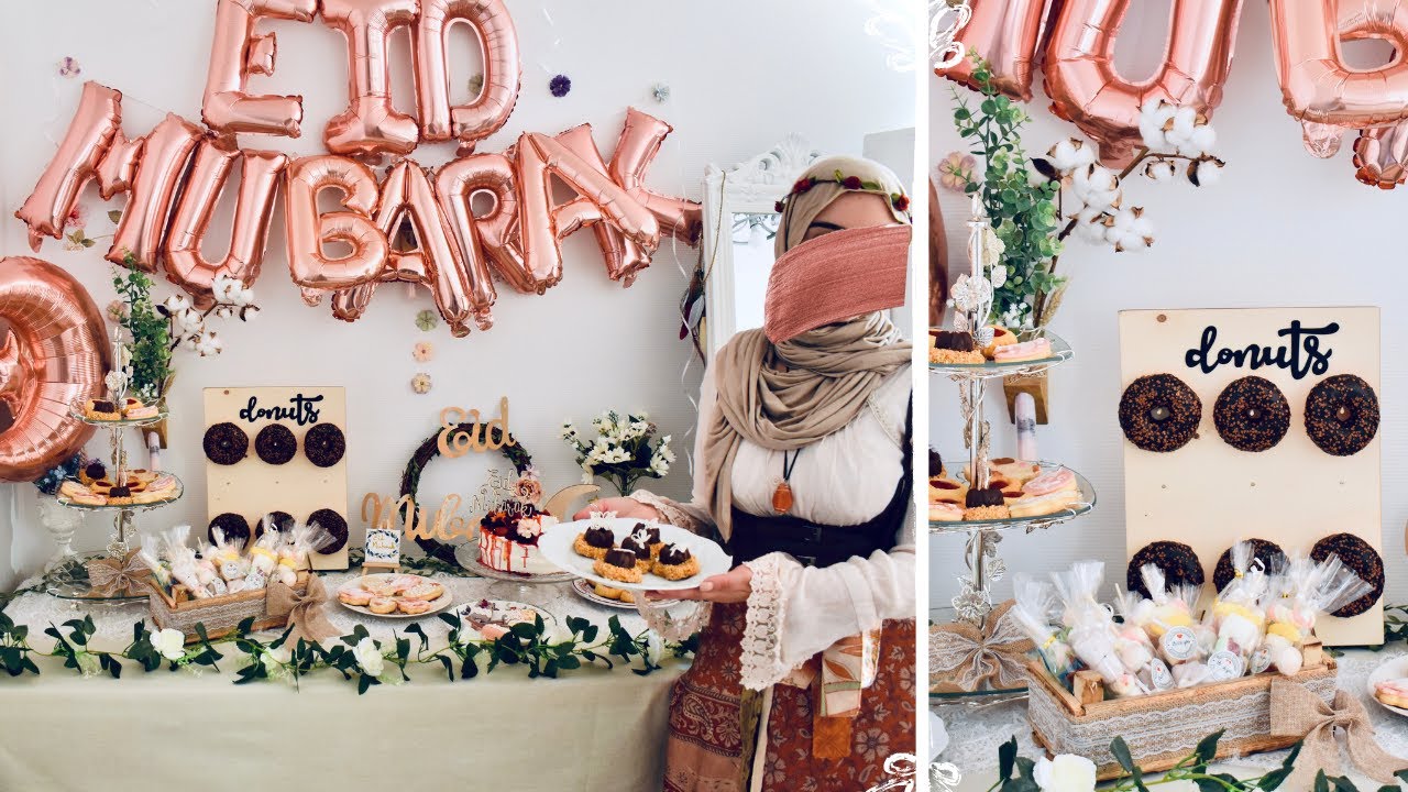 Mes préparatifs pour l’Aid el Fitr !!!🌿🎈Gâteau, Brochette de Bonbon 🍡 Déco 🌾Pâtisserie lune..
