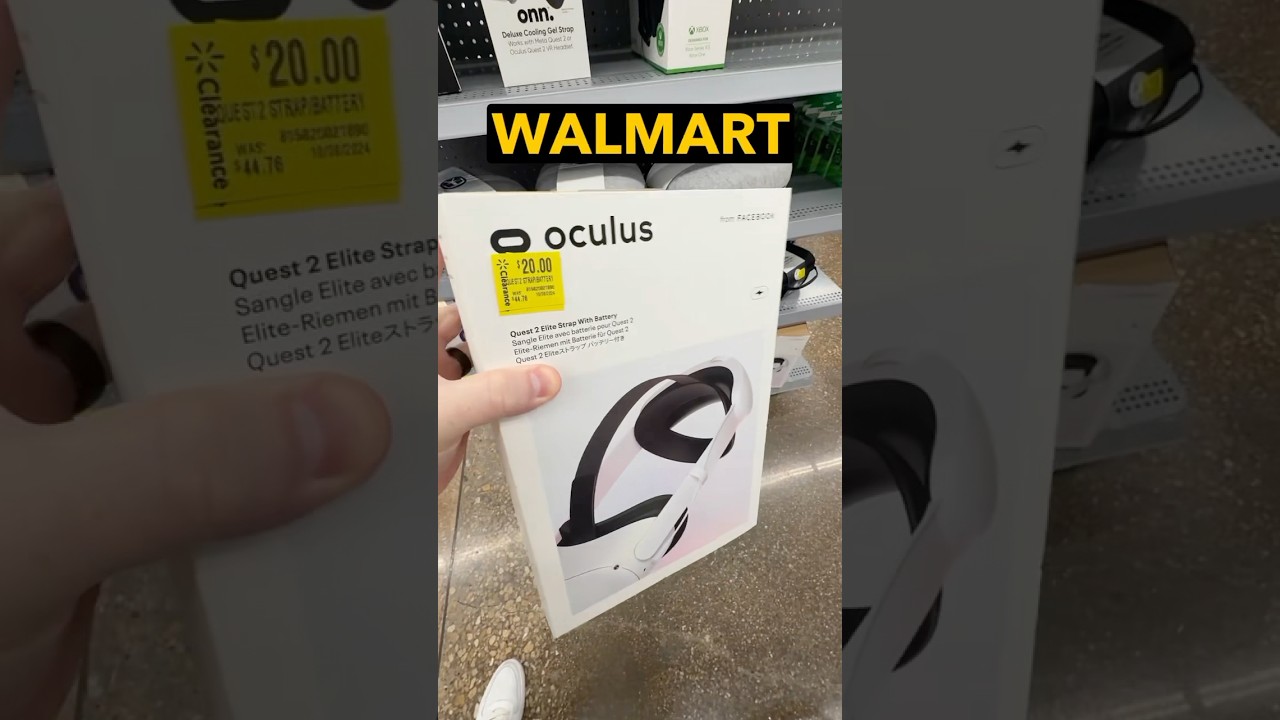 Oculus headsets marked down for only $20 🤑💰 #walmartdeals #walmartclearence #amazonseller