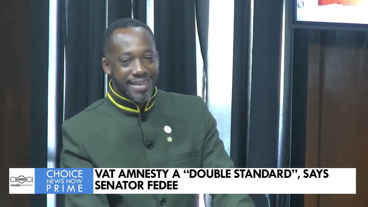 VAT AMNESTY A “DOUBLE STANDARD”, SAYS SENATOR FEDEE