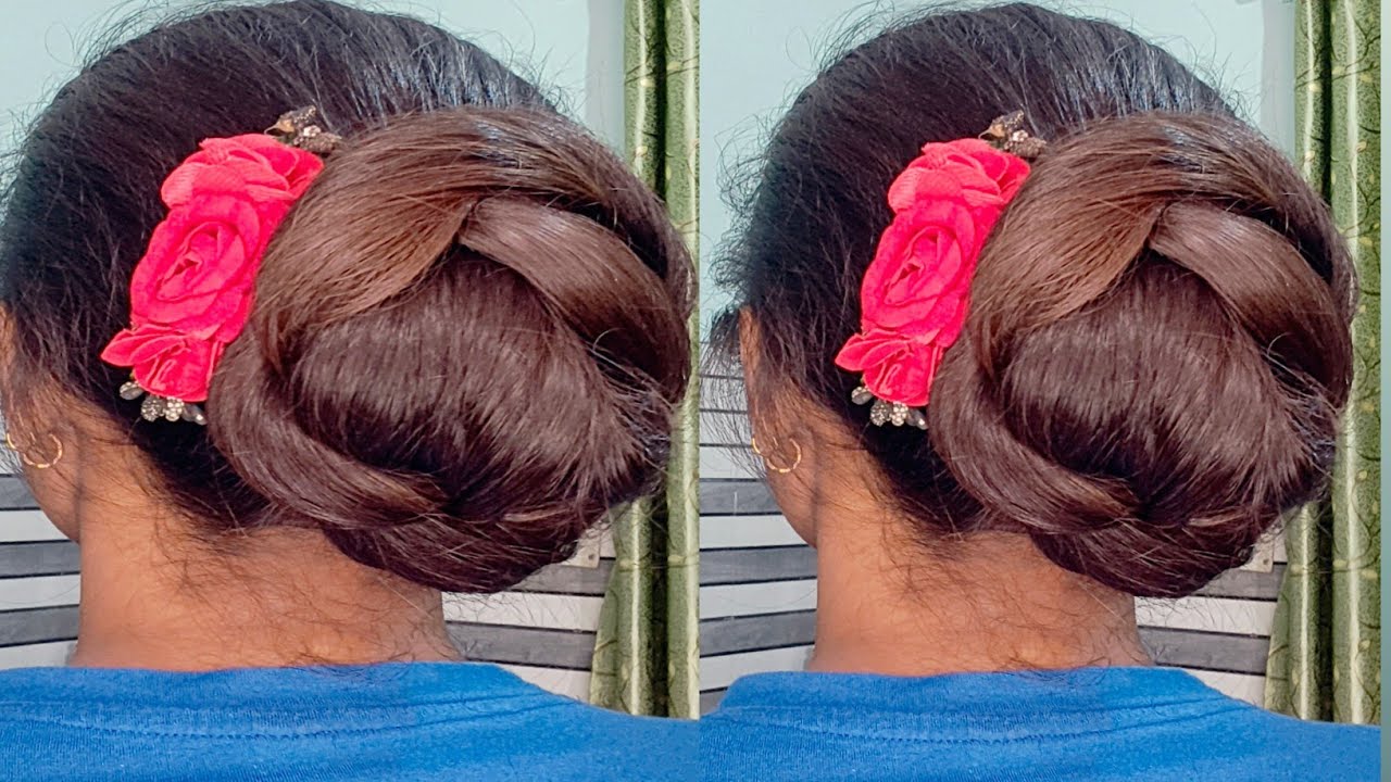  Beautiful stylish Very easy  simple tarike se banae party hairstyle for women hairstyle #hairstyle 