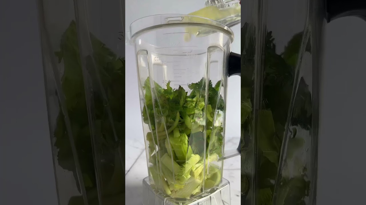 How To Make Celery Juice In The Blender 💚