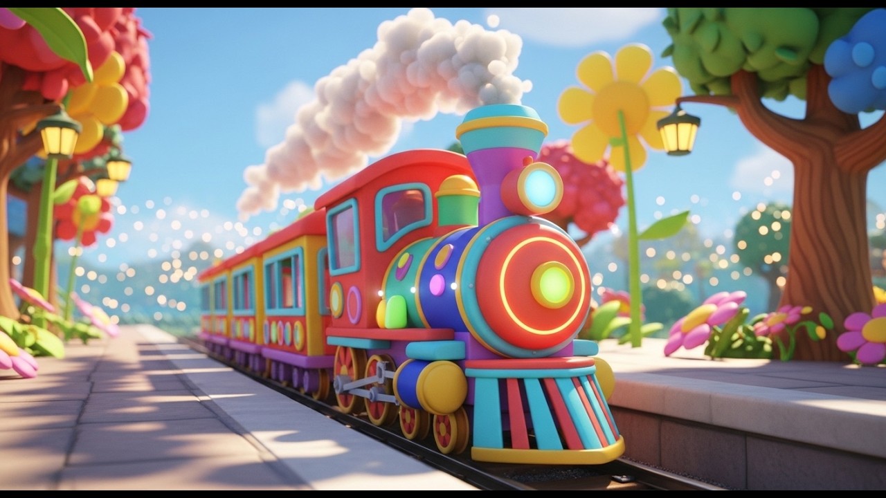 Choo Choo Train Adventure – Fun Kids Songs & Sing-Along Rhymes and More Mixed Rhymes! 🚂🎵
